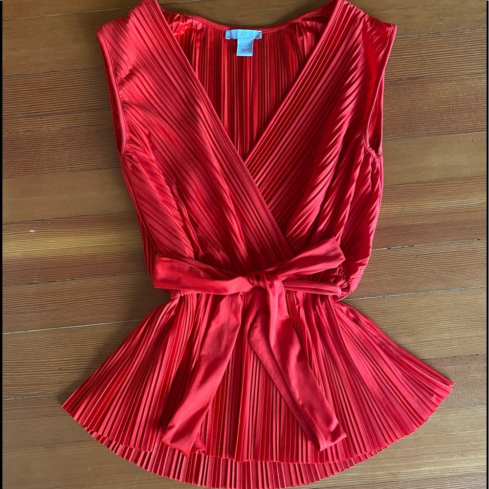 H&M | Pleated Blouse
